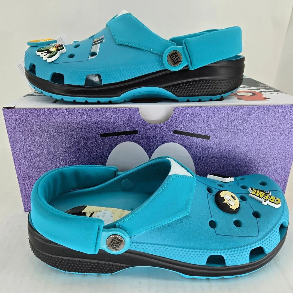 Crocs South Park Randy Marsh Classic Clog Teal Blue Mens 8 Womens 10 211502-90H